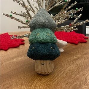 Plush Tree Toy - Green and Gray